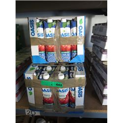 4 Boxes of Oasis apple juice