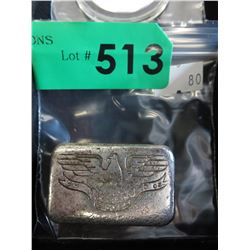 5 oz. Pure Silver bar - .999 Silver