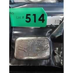 5 oz. Pure Silver bar - .999 Silver