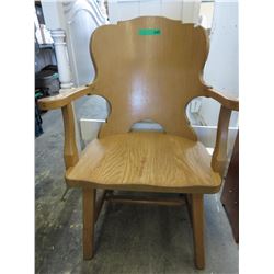 Vintage wood arm chair