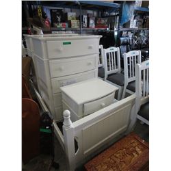 NEW - Twin bedroom suite - white