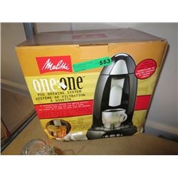 Melitta pod brewing system - used.