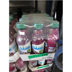 3 Cases of Oasis grape/cherry juice