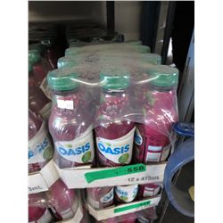 3 Cases of Oasis grape/cherry juice