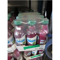 3 Cases of Oasis grape/cherry juice