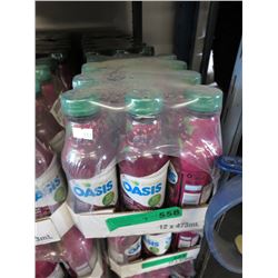 3 Cases of Oasis grape/cherry juice