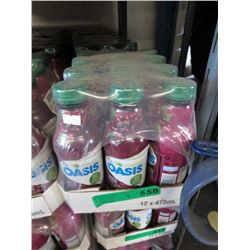 3 Cases of Oasis grape/cherry juice