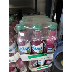 3 Cases of Oasis grape/cherry juice