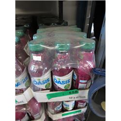 3 Cases of Oasis grape/cherry juice
