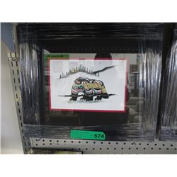 Framed Richard Shorty print "Wolverine"