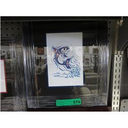 Framed Richard Shorty print "Dolphin"