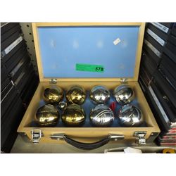 Metal Bocce Ball set