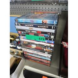 40 DVD movies. Approx. count