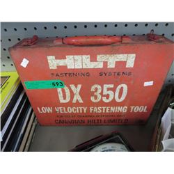 Hilti fastening tool in metal box