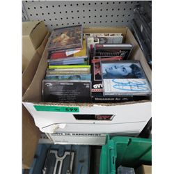 DVDs, VHS, CDs, approx.100
