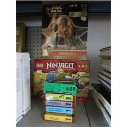 Lego-Ninjago, Star Wars puzzle, Elvis 8-tracks