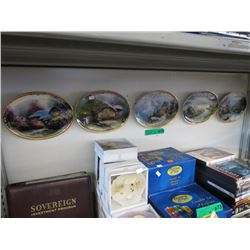 5 Thomas Kinkade collector plates