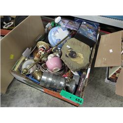 Assorted household objects, some decorative