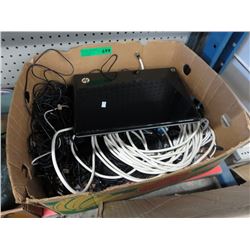 HP laptop and electronic cables