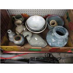 Pottery, bowls & vases