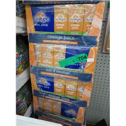 5 Cases of SunRype orange juice boxes