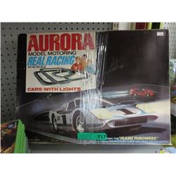 Vintage Aurora race track