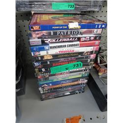 40 DVDs, approx. count