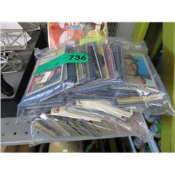 2 Bags of sports trading cards