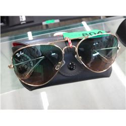 New Ray-Ban aviator sunglasses with case