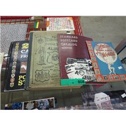 4 Books on stamps & postcards