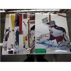 10 Autographed Hockey photos