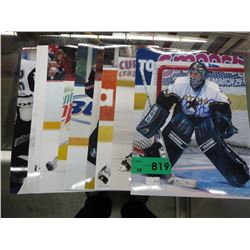 10 Autographed Hockey photos