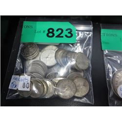 50 Silver Canadian dimes