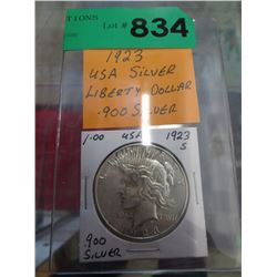 1923 USA Silver Liberty Dollar