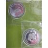 Image 1 : 2 x 2012 1/10 oz. .999 Silver Art Rounds