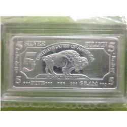 US Mint - 5 gram sealed Buffalo Bar
