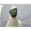 Image 1 : 15+ CT Free-Form Ammolite Ring