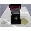 Image 2 : Multi-gemstone cross pendant set with Diamond