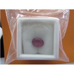 High quality oval cut 3.10 CT translucent Ruby