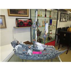 Mega Blox pirate ship with figurines