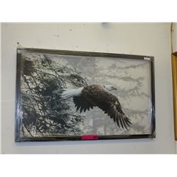 Framed print: "Through the Firs" by Ron Parker