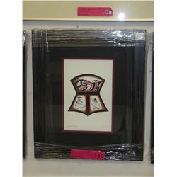Framed Richard Shorty Print "Copper Design"