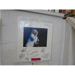 Autographed Concert photo - Collective Soul