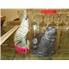 Image 1 : 2 Carved stone sculptures