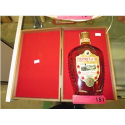 Collectible - 1968 Bottle of Schenley Canadian Whiskey
