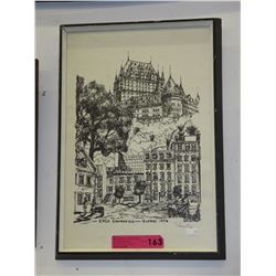 Signed print by Florent of Quebec