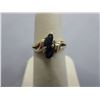 Image 1 : 10KT Yellow Gold Sapphire & Diamond ring