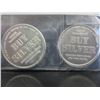Image 1 : 2 x Silver "Occupy Wall Street" Art Rounds