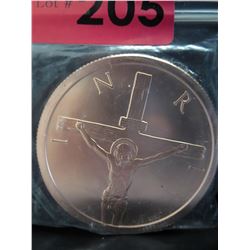 2015 - 5 Troy oz. of .999 Copper Bullion Art Round