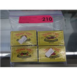 4 Matchbox die-cast cars